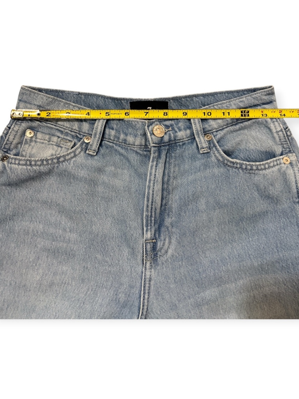 7 For All Mankind Modern Dojo High Rise Flare Jeans | Annandale | Size 26 - Picture 9 of 9